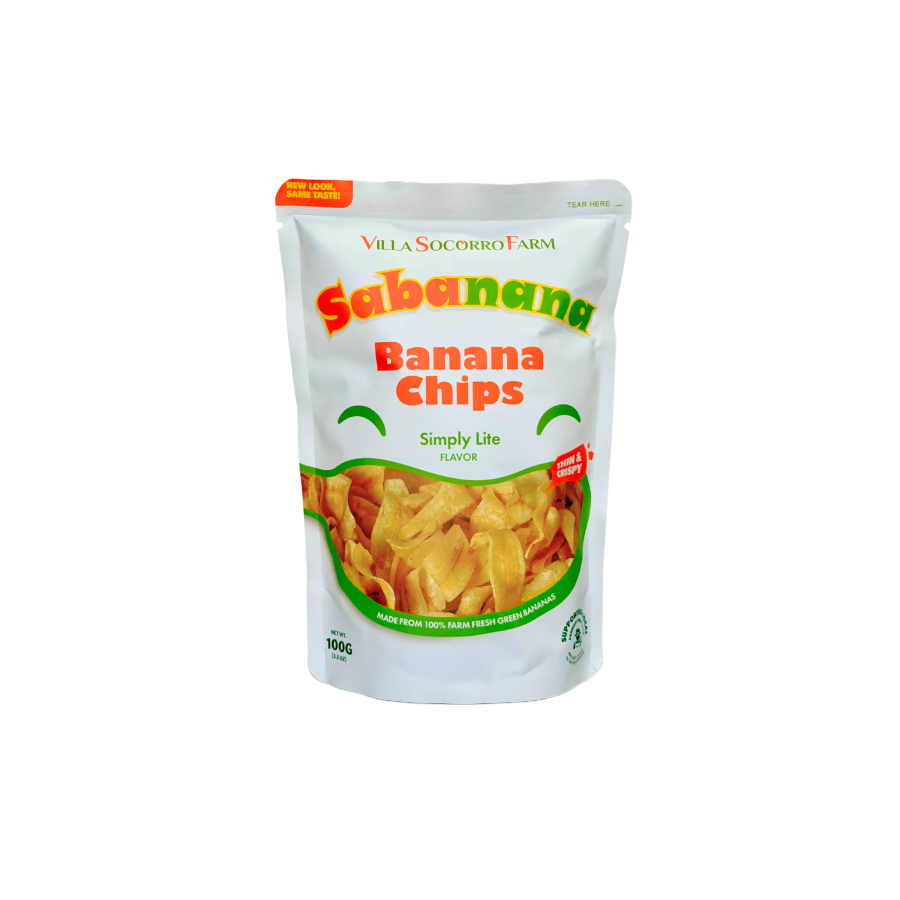 Villa Socorro Farm Sabanana Lite Sweet Original Banana Chips (100g